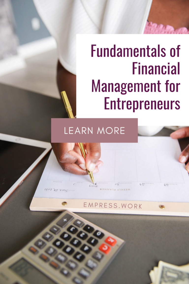 Fundamentals of Financial Management for Entrepreneurs