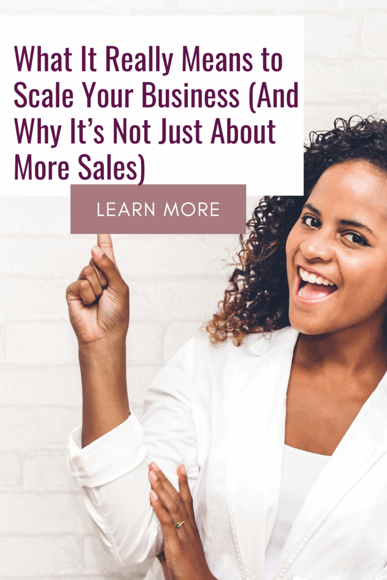 What It Really Means to Scale Your Business (And Why It’s Not Just About More Sales)
